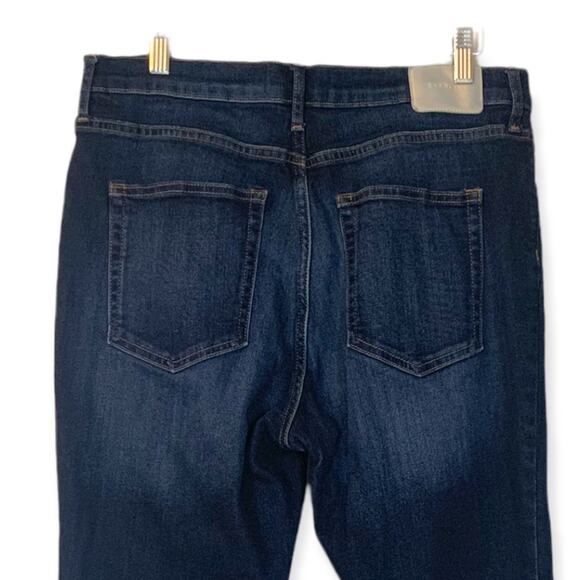 Everlane Jeans The High Rise Skinny Ankle Dark Wash Women's Size 32 - Picture 6 of 11